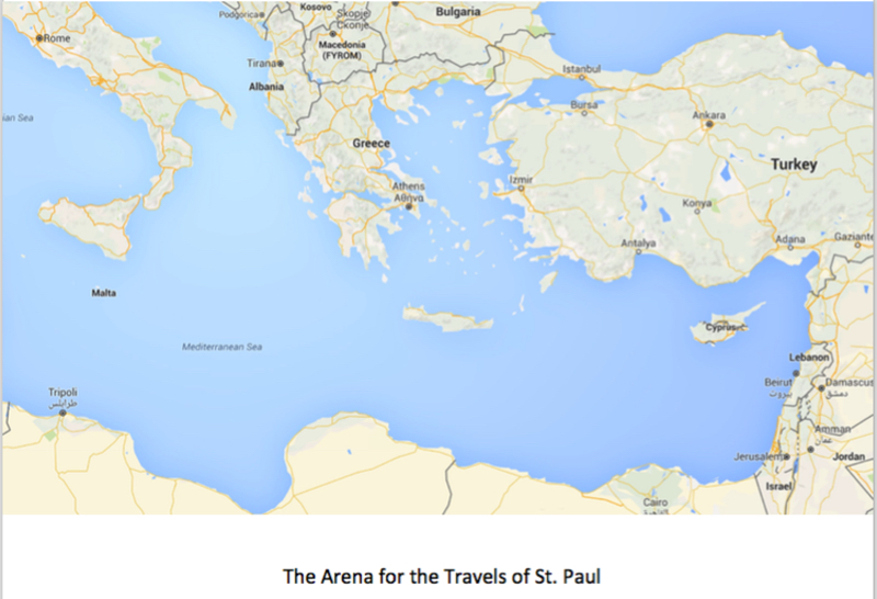 Arena of Paul's Journeys